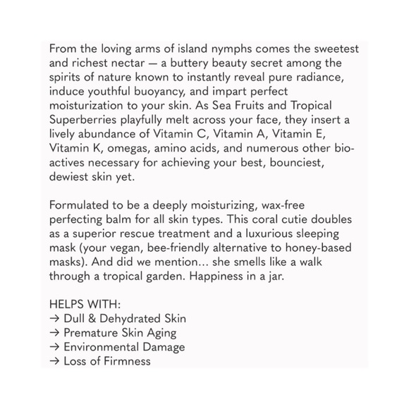 EARTH HARBOR Nymph Nectar Superfruit Radiance Balm - 1 oz NIB - Picture 6 of 6